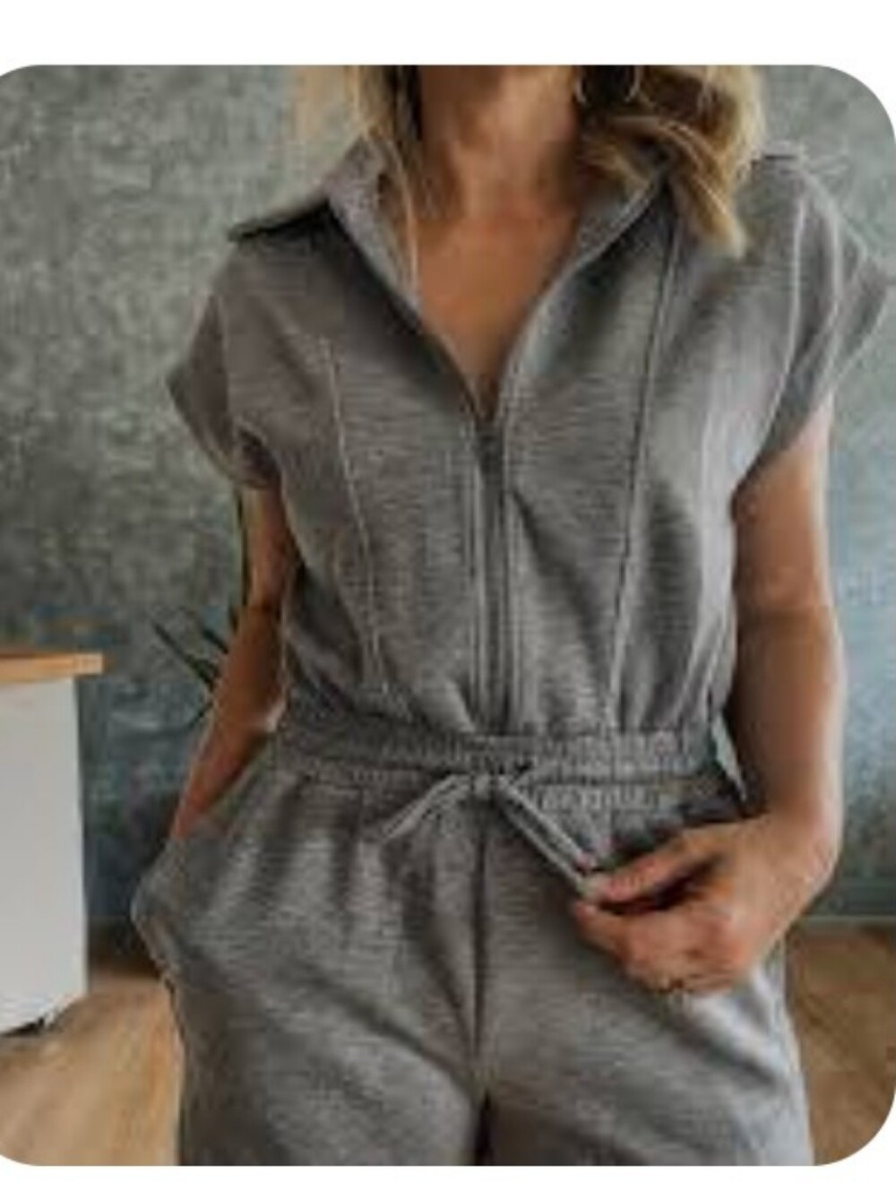 Blakeley Gray Off-Duty Scuba Romper